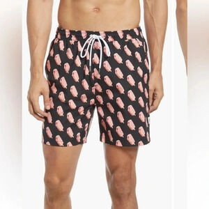 Public Art Men’s Ice Cream Print Swim Trunks mesh Lined XXL 2XL NWT‎
